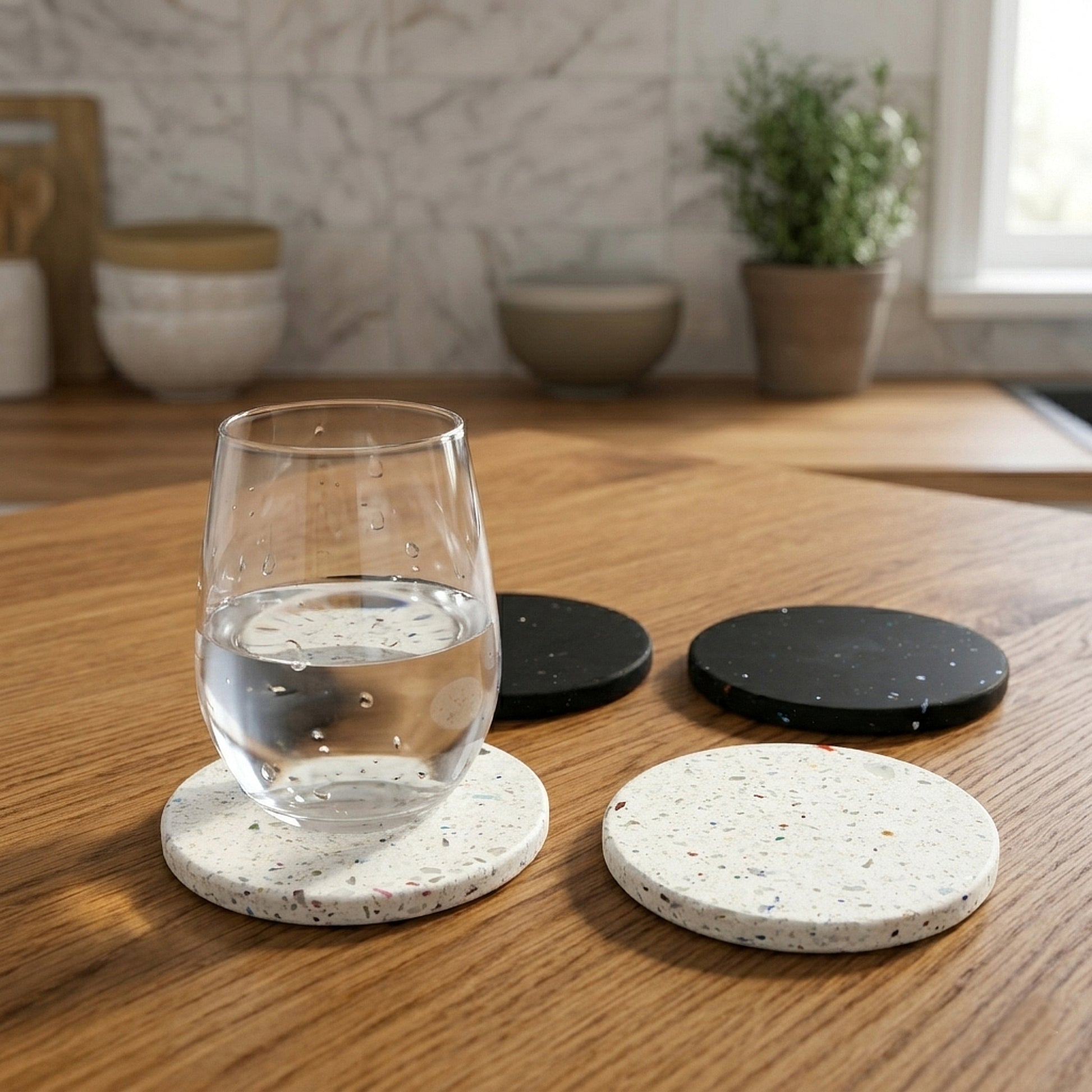 coaster terrazzo