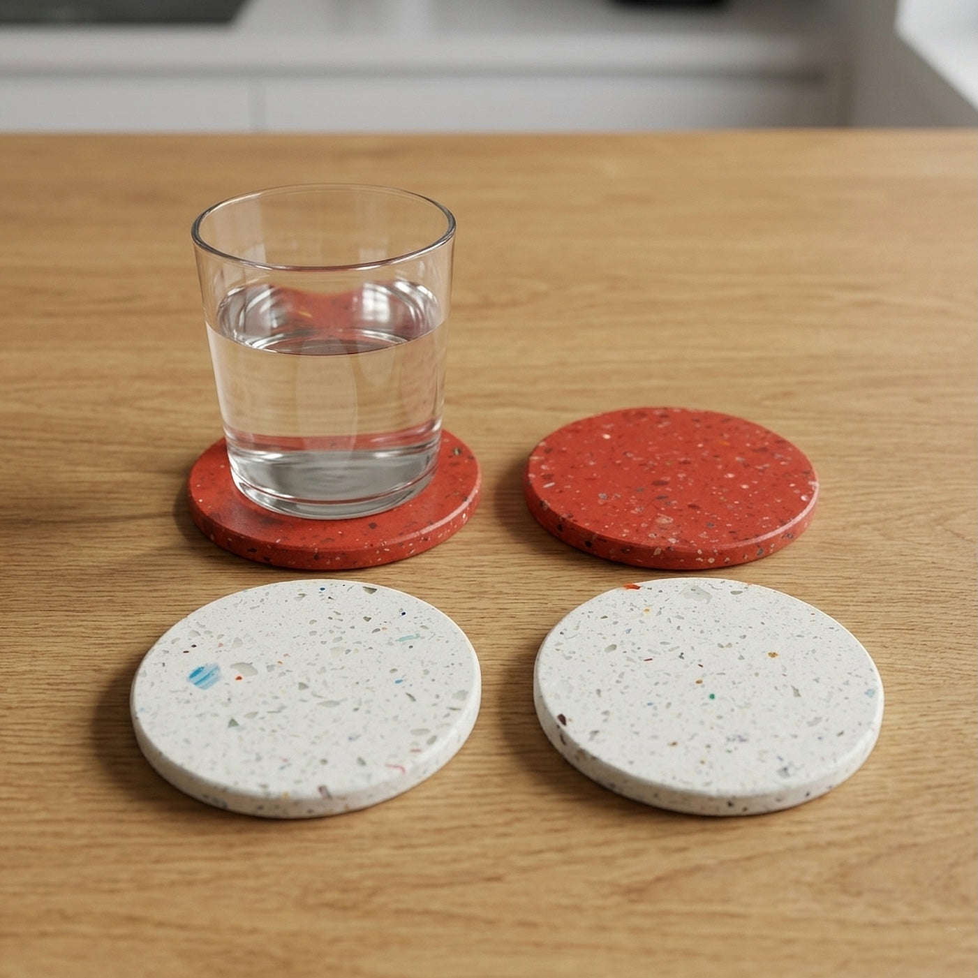 coaster terrazzo